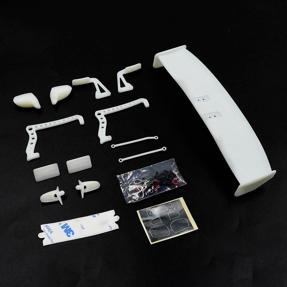 RC Body Rear Spoiler & Door Mirror Set 1/10 - Slidelogy