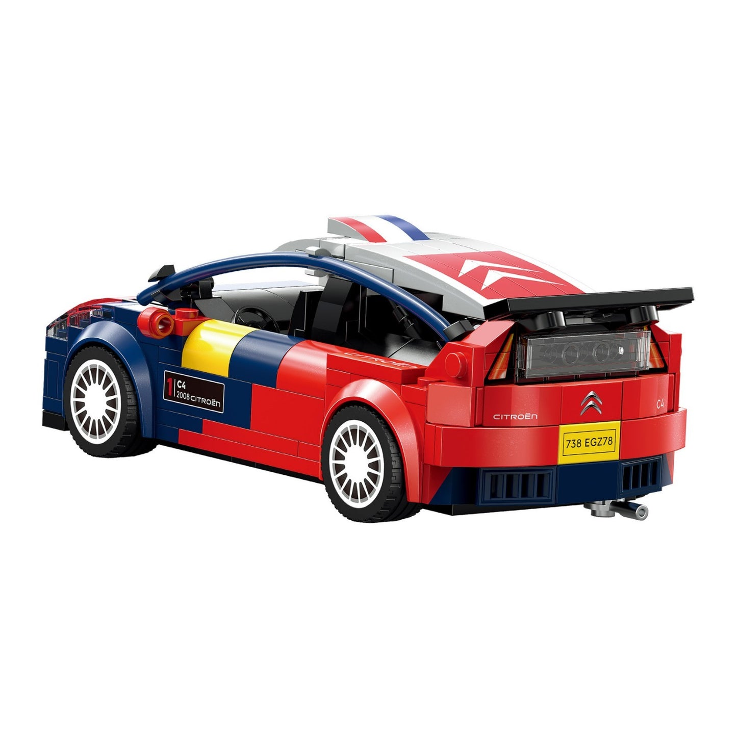 CaDA model building kit Citroen C4 WRC 2008 1/24 - C55033W