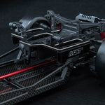 Close-up of MST FRX Aluminium Rear Battery Mount Connector, Model 210713BK, for RC vehicles
