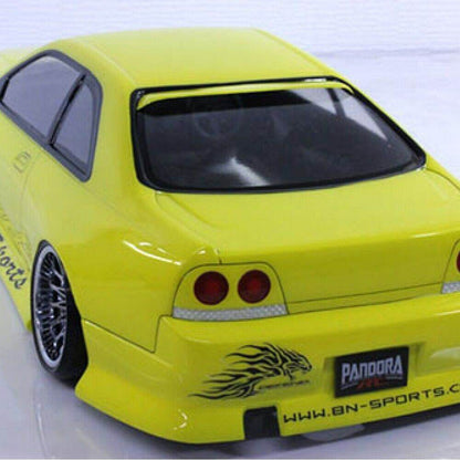 Pandora Nissan Skyline ECR33 GTR 1/10 scale RC bodyshell, 198mm, unpainted, model PAB-3166, ready for custom detailing