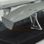 1/10 RC Drift Car Spoiler Deck & Spoiler Mounts, Carbon Style