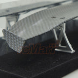 1/10 RC Drift Car Spoiler Deck & Spoiler Mounts, Carbon Style