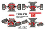 Close-up of MST Steering Rack & Wiper Arm Set #210700 for enhanced RC drift car handling - Image