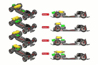 MST FRX RS RC Drift Chassis Kit 532215 - 1/10 Assembly Kit