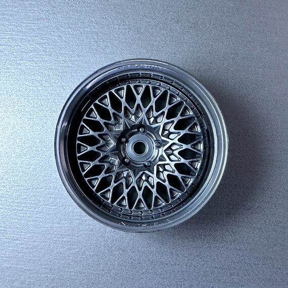 Tetsujin 1/10 Gran Seeker Style Wheel Set with adjustable offsets (5mm, 8mm, 11mm) for RC drift cars 