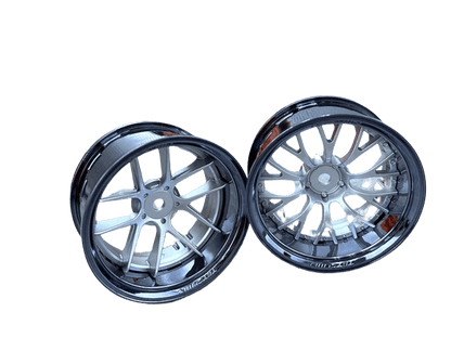 tetsujin jasmine rc drift wheels close-up real metal finish