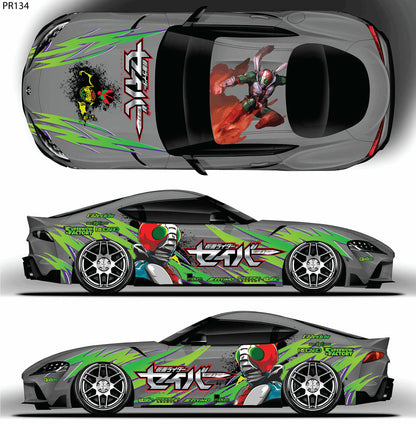 SticklabelRC 1:10 RC Car Body Shell Livery, Decal Sticker Graphics Set - 60+ Designs