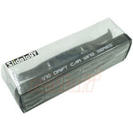 1/10 RC Drift Car Spoiler Deck & Spoiler Mounts, Carbon Style