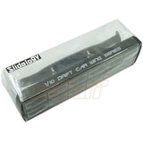 1/10 RC Drift Car Spoiler Deck & Spoiler Mounts, Carbon Style