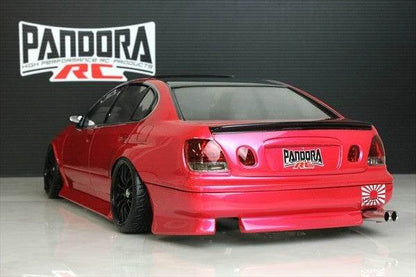 pandora bn sports toyota aristo rc bodyshell polycarbonate rear view
