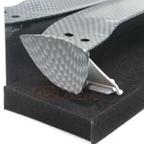 1/10 RC Drift Car Spoiler Deck & Spoiler Mounts, Carbon Style