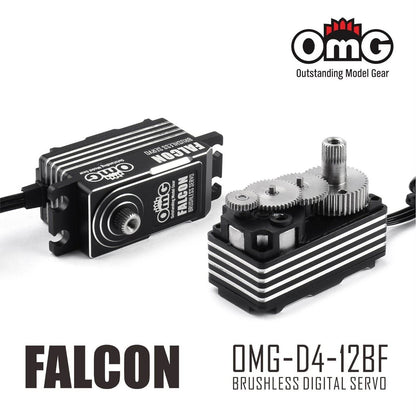 OMG FALCON Low Profile High Torque Brushless Metal Servo for High Performance RC Vehicles
