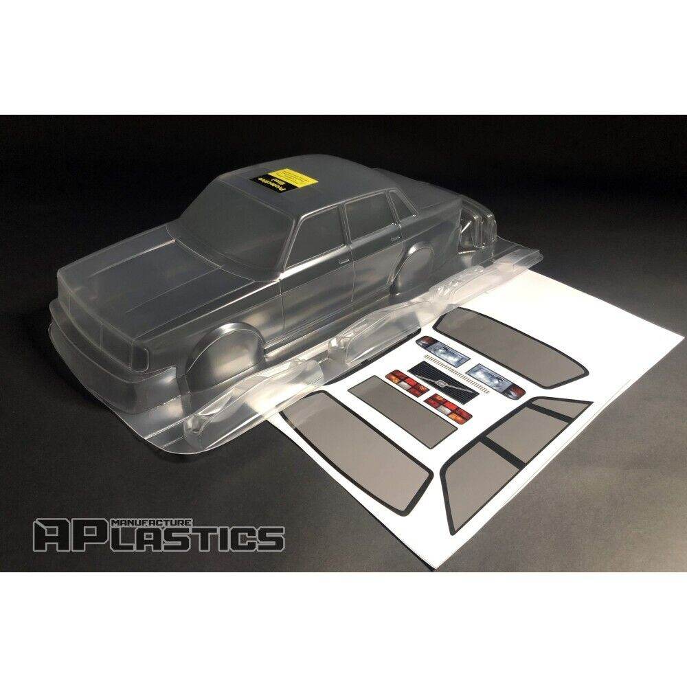 classic volvo 240 rc body aplastics 1/10 drift sedan