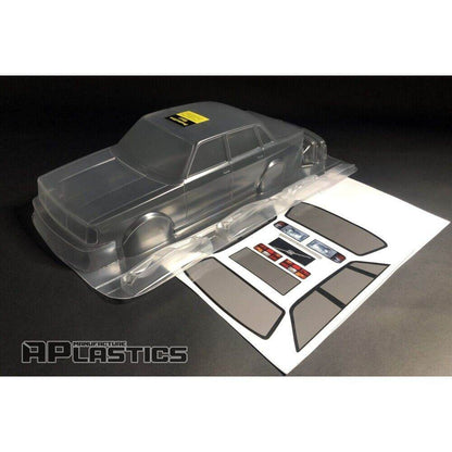 classic volvo 240 rc body aplastics 1/10 drift sedan