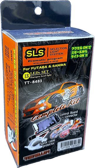 Packaging of Tetsujin RC LED Light Kit, 13pcs complete lighting set for RC cars TT-8483