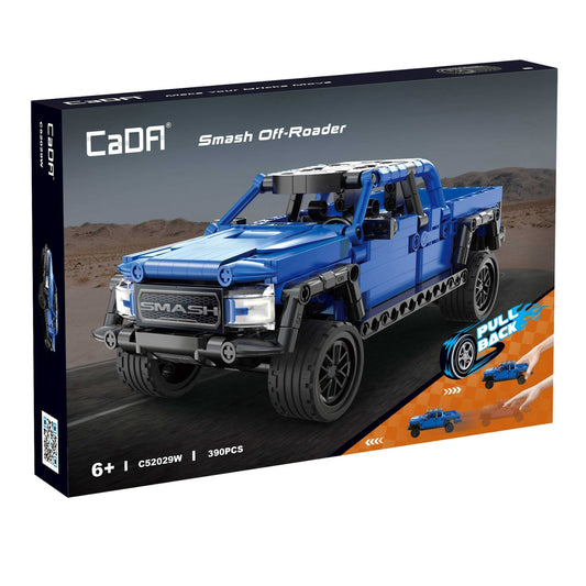 CaDA Pickup Truck Building Kit 1/18 scale pull back model