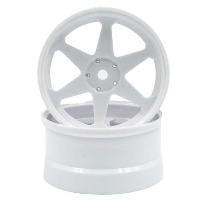 onisiki rc drift wheels white 6mm offset oni9122