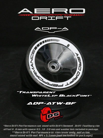 DS Racing Aero RC Drift Wheel Insert - Transparent 1/10 Scale