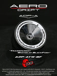 DS Racing Transparent RC Drift Aero Wheel Insert – 1/10 Scale