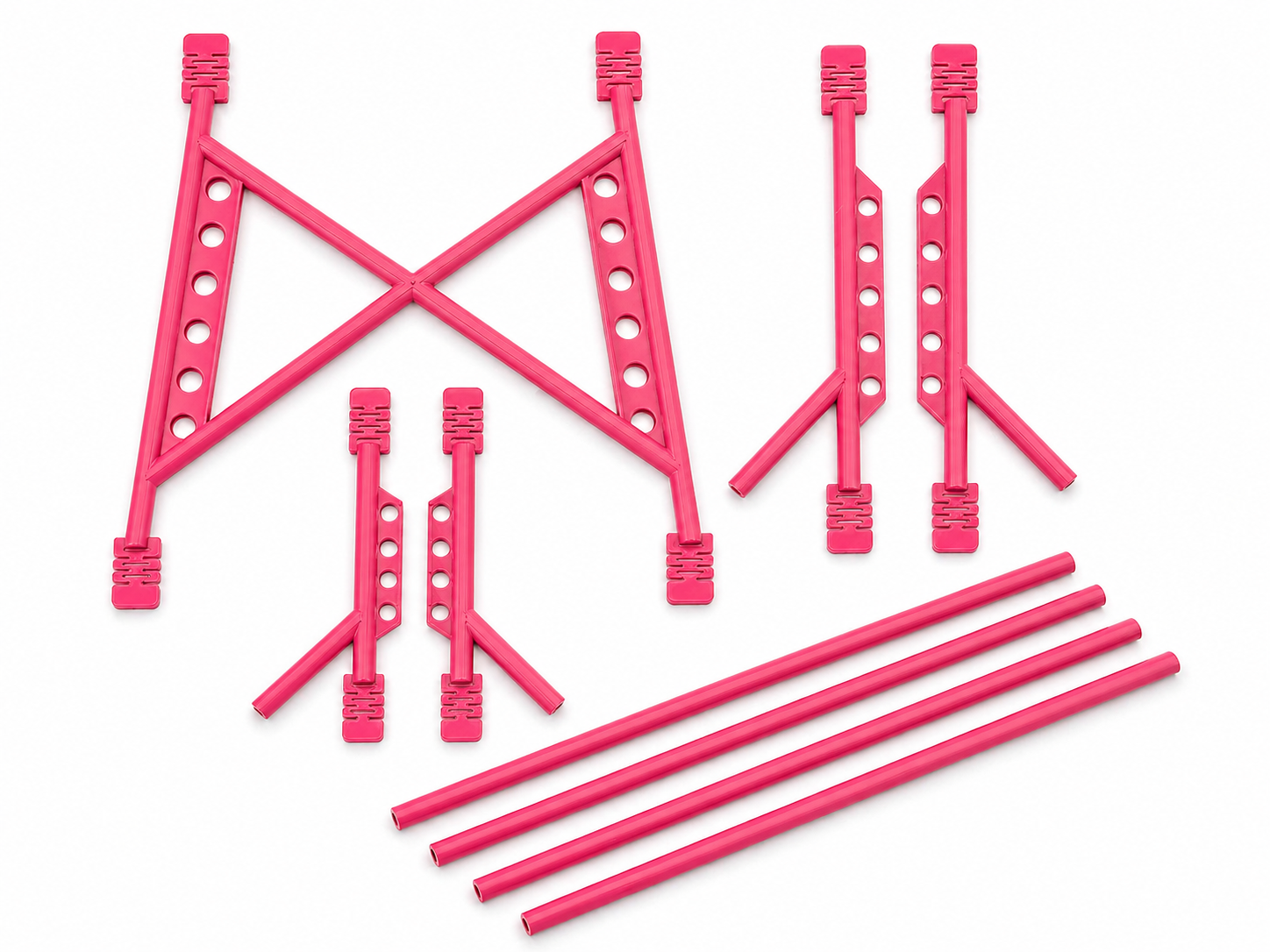 RC Body Shell Roll Cage 1/10 Scale - Hot Pink