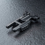 Close-up of MST THA Aluminium Rear Suspension Arm Set #210696 for enhanced durability in RC cars - Black