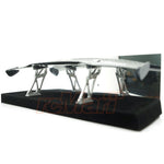 1/10 RC Drift Car Spoiler Deck & Spoiler Mounts, Carbon Style - Yokomo - Tamiya
