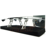 1/10 RC Drift Car Spoiler Deck & Spoiler Mounts, Carbon Style - Yokomo - Tamiya