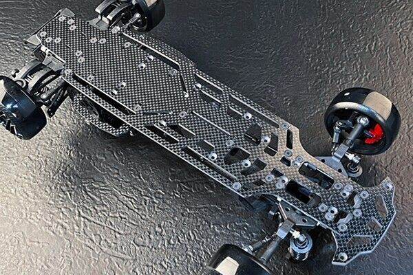 MST RMX 2.5 Carbon Chassis Deck Set 210676 - Lightweight