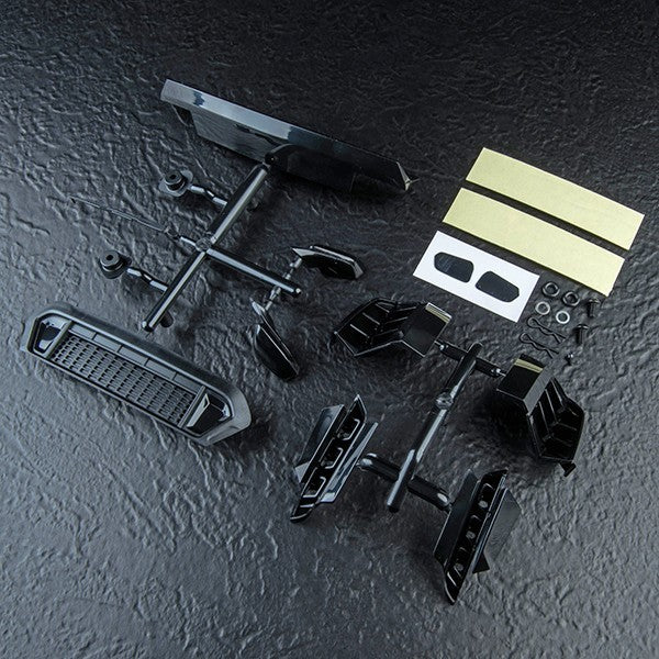 mst mustang rc drift car body shell 276mm unpainted 720027