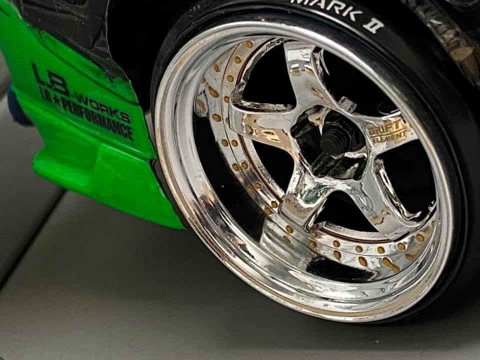 ds racing drift elements de-009 rc drift wheels changeable offset 1/10