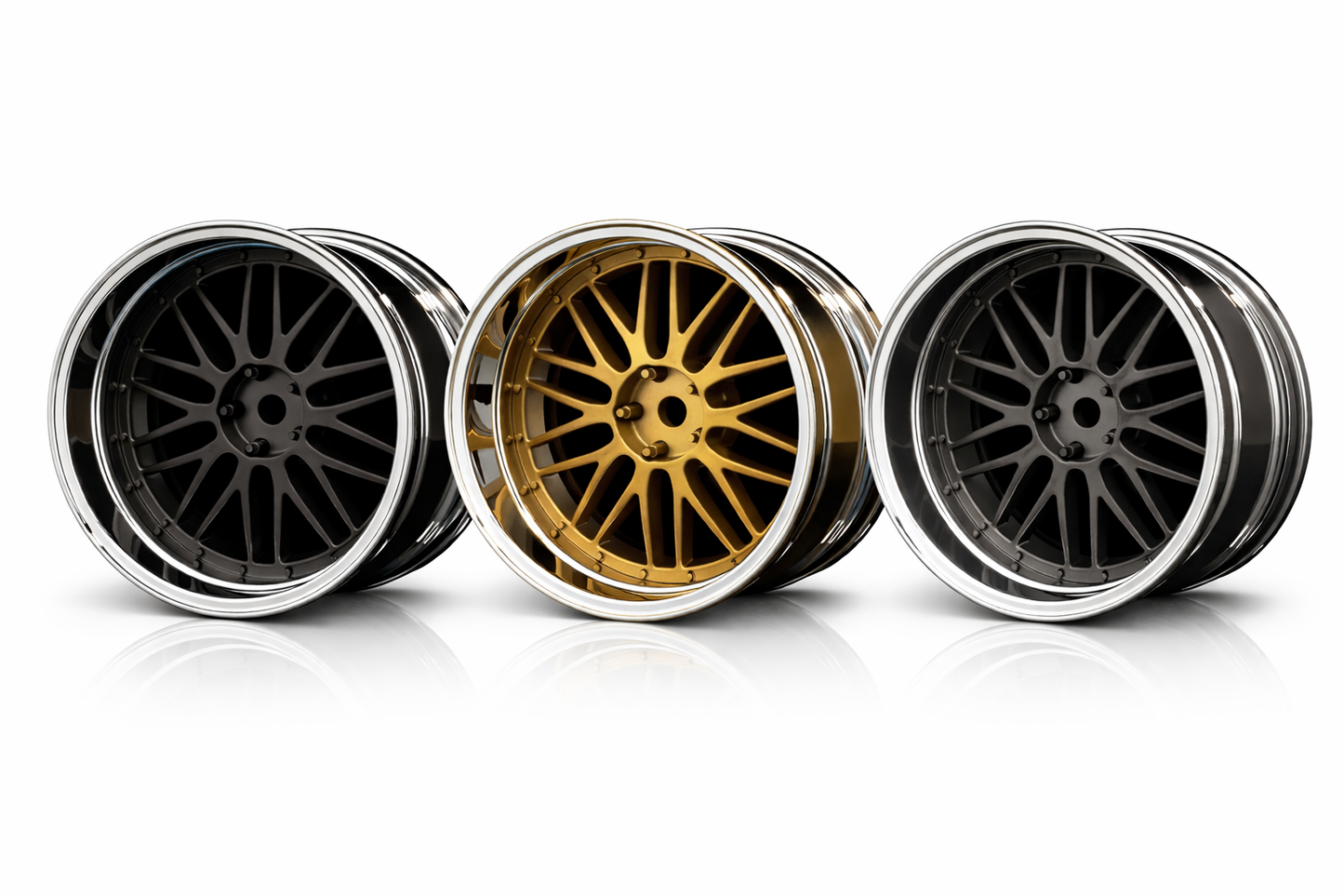 MST LM RC Drift Wheels - 1/10 Adjustable Offset (4pcs)