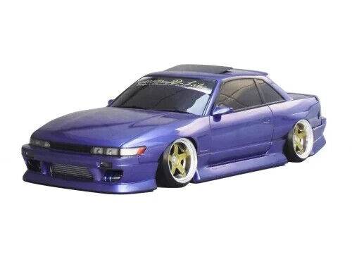 D-Like Nissan S13 Silvia RC Body Shell 1/10 Scale, 198mm Clear Unpainted - DL103-1