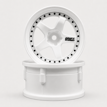 DS Racing RC Drift Wheels DE-002 - Adjustable Offset (1/10, 2pcs)