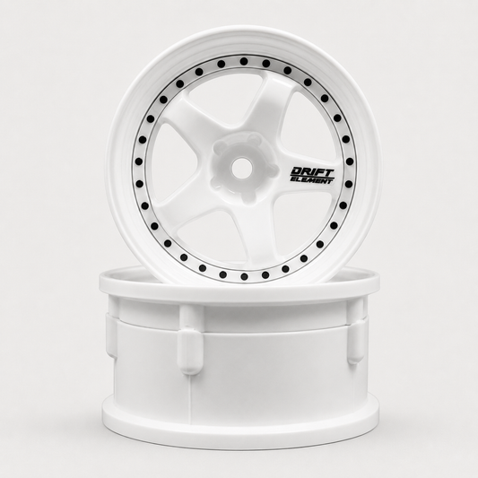 DS Racing RC Drift Wheels DE-002 - Adjustable Offset (1/10, 2pcs)
