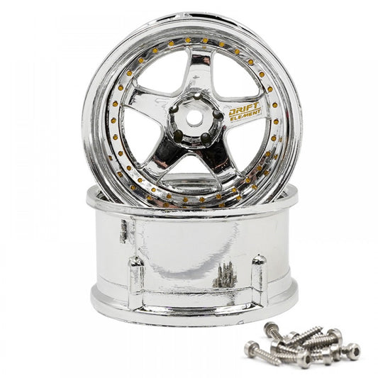 ds racing drift elements de-009 rc drift wheels changeable offset 1/10