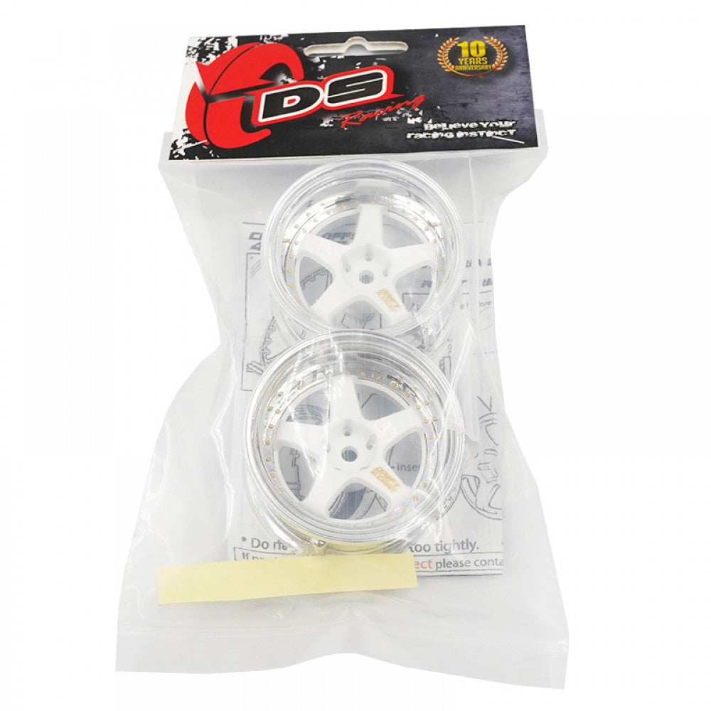 1/10 ds racing drift elements de-011 rc drift wheels adjustable offset