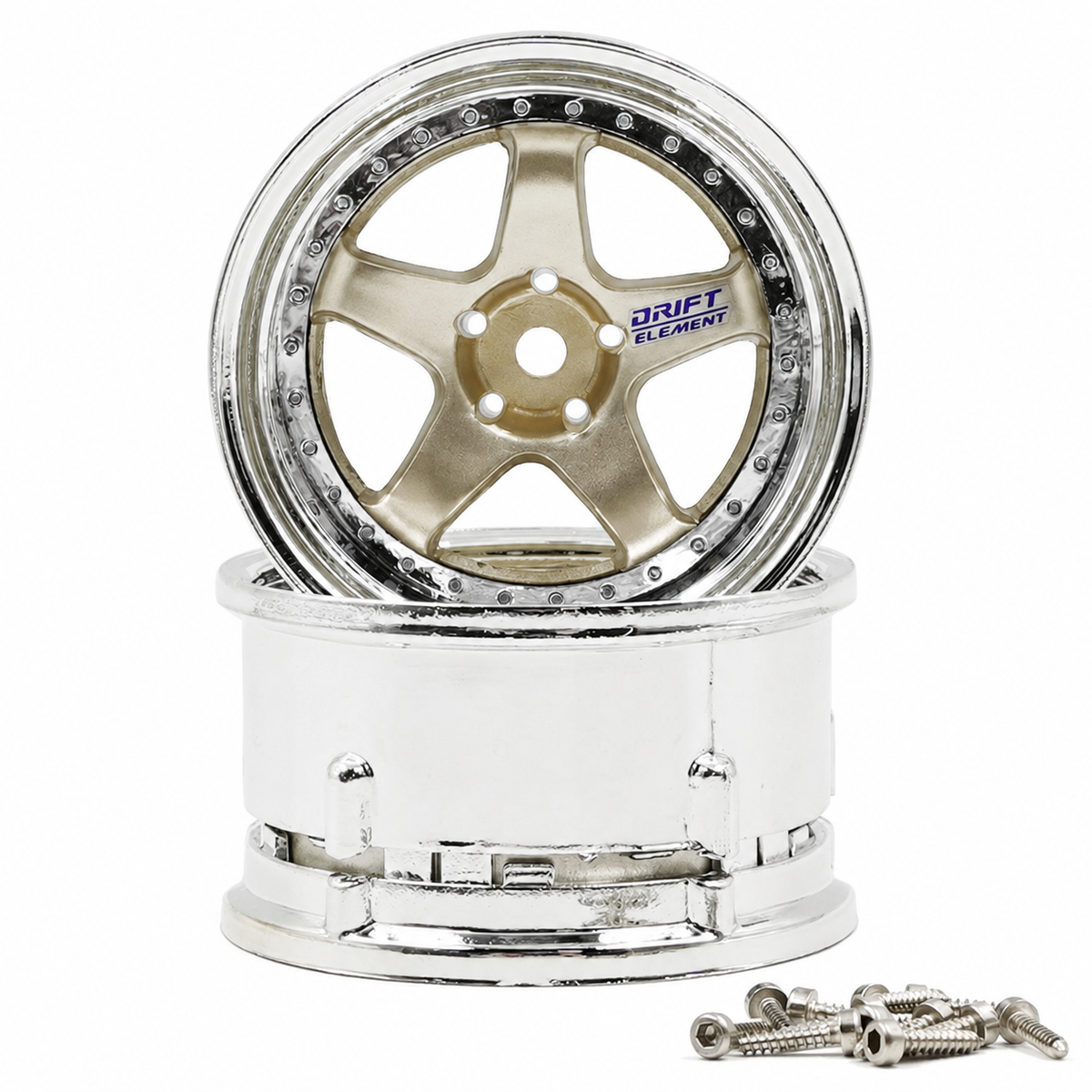 ds racing drift elements de-015 rc drift wheels changeable offset 1/10