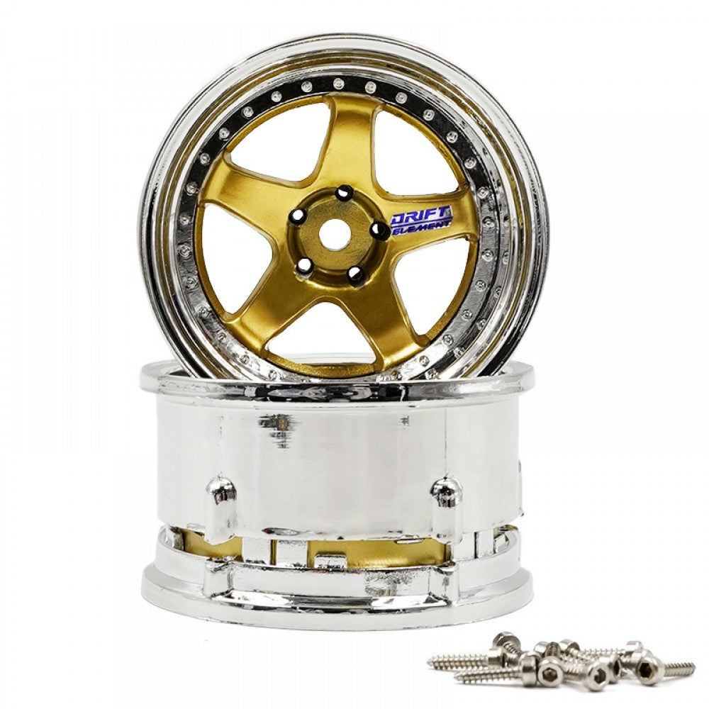 ds racing drift elements de-017 rc drift wheels changeable offset 1/10
