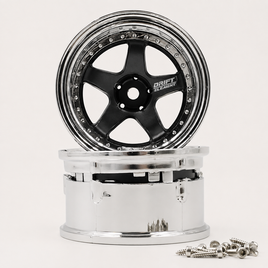 ds racing drift elements de-019 rc drift wheels changeable offset 1/10