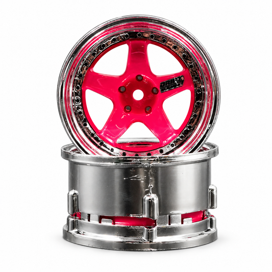 DS Racing RC Drift Wheels DE-024 - Changeable Offset (1/10, 2pcs)