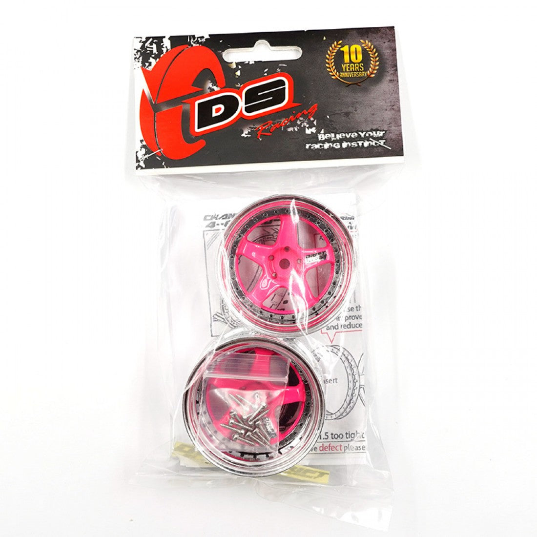 DS Racing RC Drift Wheels DE-024 - Changeable Offset (1/10, 2pcs)