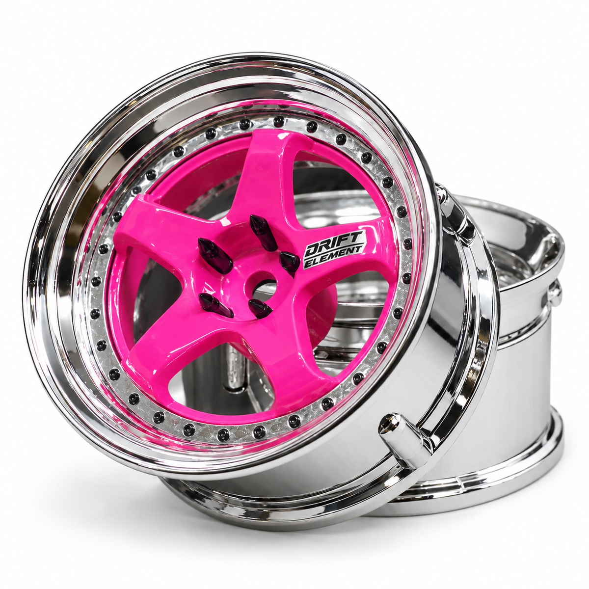 DS Racing RC Drift Wheels DE-024 - Changeable Offset (1/10, 2pcs)