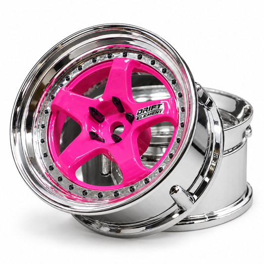 DS Racing RC Drift Wheels DE-024 - Changeable Offset (1/10, 2pcs)