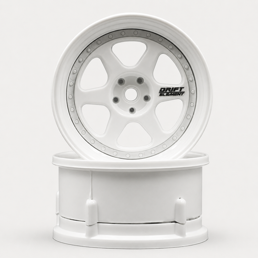 DS Racing RC Drift Wheels DE-201 - Changeable Offset (1/10, 2pcs)