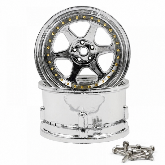 DS Racing RC Drift Wheels DE-209 - Changeable Offset (1/10, 2pcs)