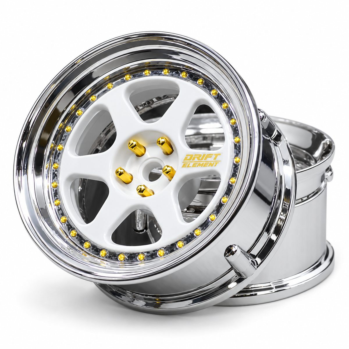 DS Racing RC Drift Wheels DE-211 - Changeable Offset (1/10, 2pcs)
