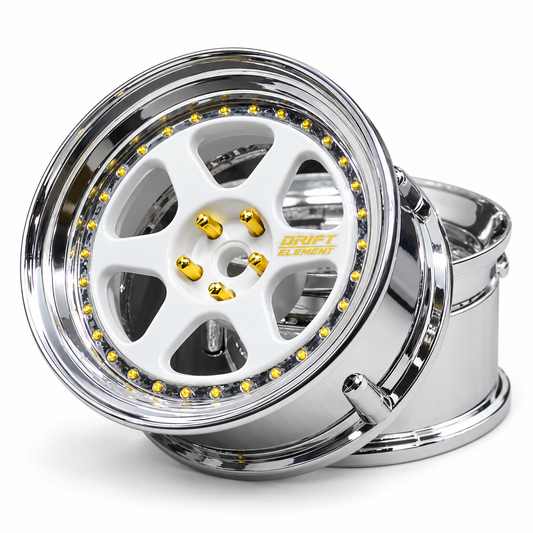 DS Racing RC Drift Wheels DE-211 - Changeable Offset (1/10, 2pcs)