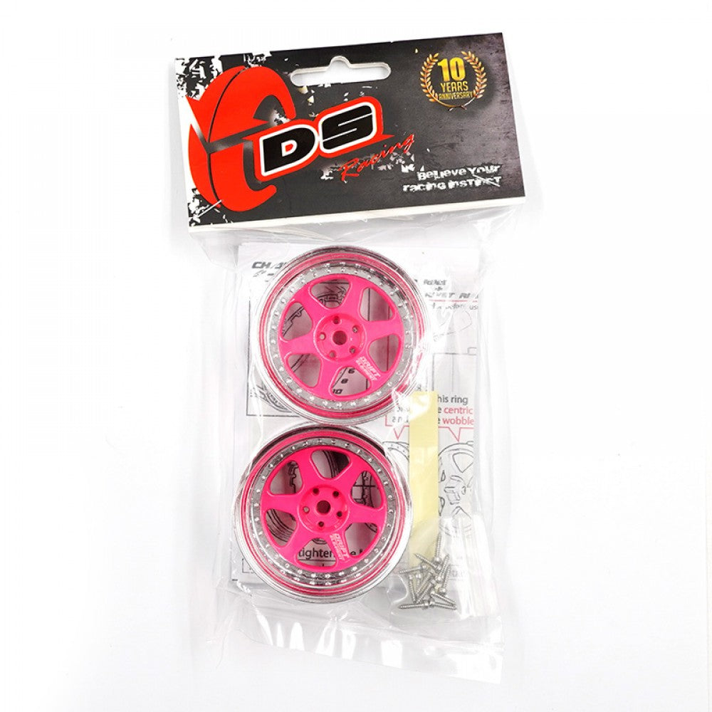 DS Racing RC Drift Wheels DE-223 - Changeable Offset (1/10, 2pcs)