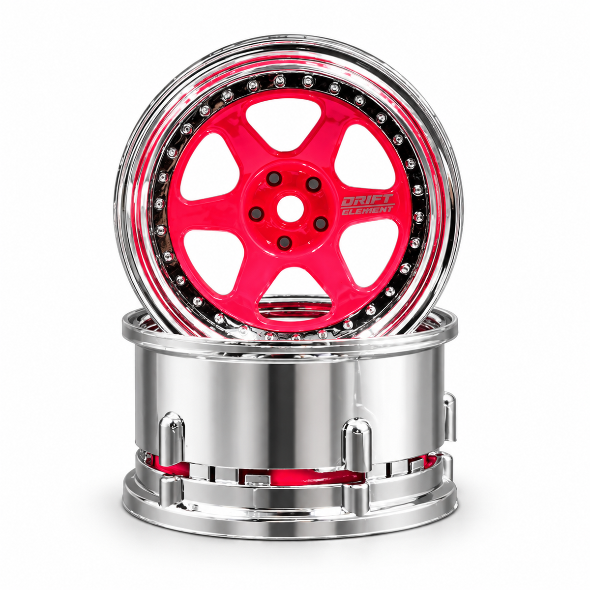DS Racing RC Drift Wheels DE-223 - Changeable Offset (1/10, 2pcs)