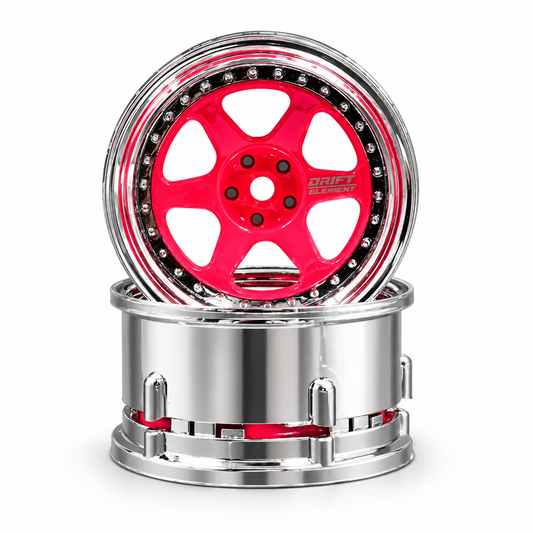 DS Racing RC Drift Wheels DE-223 - Changeable Offset (1/10, 2pcs)